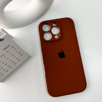 Чохол для смартфона Silicone Full Case AA Camera Protect for Apple iPhone 16 Pro Max 42,Saddle Brown (Колір Saddle-Brown) - фото № 6