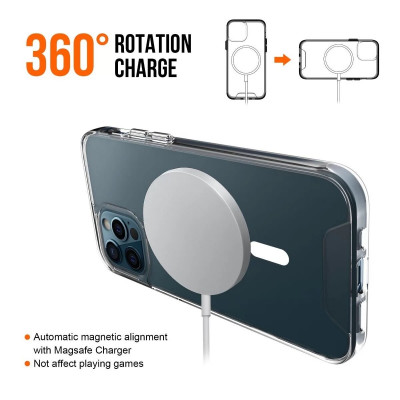 Чохол для смартфона Space Magnetic for Apple iPhone 14 Transparent - изображение 4