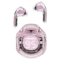 Бездротові навушники ACEFAST T8 Crystal color (2) bluetooth earbuds Lotus Pink