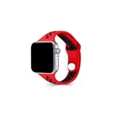 Ремінець для годинника Apple Watch Small Waist two colors 42/44/45/49mm Red-Black - изображение 1