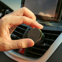 Автотримач для телефона HOCO CA81 Ligue Air vent magnetic car holder Black (Цвет Black) - фото № 5