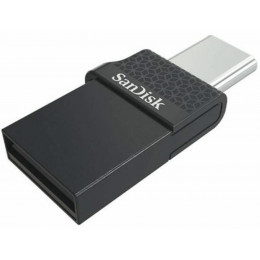 Flash SanDisk USB 2.0 Dual Type-C 128Gb Black