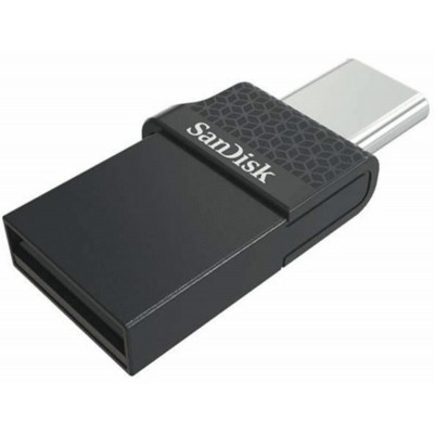 Flash SanDisk USB 2.0 Dual Type-C 128Gb Black - зображення 1