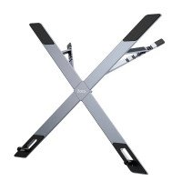 Підставка для ноутбука HOCO HD9 Action metal folding notebook holder Metal gray (Цвет Metal Gray) - фото № 2