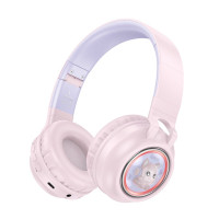 Навушники HOCO W50 Cute fun BT headphones Pink