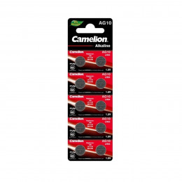 Батарейка CAMELION AG10 Button cell BP10 10 шт (C-12051010)