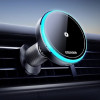 Автотримач для телефона з БЗП ESSEGER element magnetic wireless charging car holder 15W Black (7073)- № 5