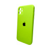 Чохол для смартфона Silicone Full Case AA Camera Protect for Apple iPhone 11 кругл 24,Shiny Green