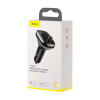 АЗП з FM-модулятором Baseus T Shaped S-13 Car Bluetooth MP3 Player (PPS Fast Charger Edition) Black (Черный)- № 8