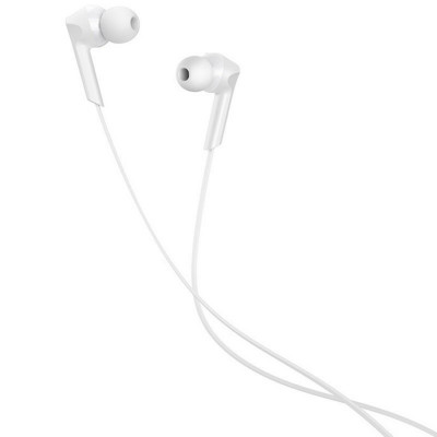 Навушники HOCO M72 Admire universal earphones with mic White (6931474719638) - изображение 2