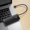 USB-хаб Baseus Lite Series 6-Port Type-C HUB Docking Station (Type-C to HDMI+USB3.0*2+PD+SD/TF) Black (7073)- № 8