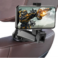 Автотримач для телефона Baseus Backseat Vehicle Phone Holder Hook Black (Цвет 7073) - фото № 2