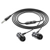 Навушники BOROFONE BM75 Platinum metal universal earphones with microphone Metal Gray (BM75MG) - зображення 4
