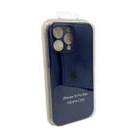 Чохол для смартфона Silicone Full Case AA Camera Protect for Apple iPhone 16 Pro Max 55,Mid Black (Цвет Mid-Black) - фото № 2