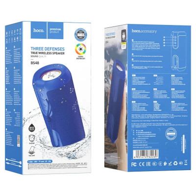Портативна колонка HOCO BS48 Artistic sports BT speaker Blue (6931474762269) - зображення 3