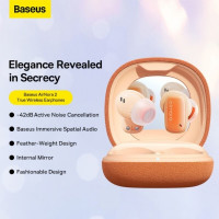 Бездротові навушники Baseus AirNora 2 True Wireless Earphones Gradient Orange (Цвет Оранжевый) - фото № 4