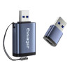 Адаптер Essager Soray OTG (Type-C Female to USB-AMale) Адаптер USB3.0 серый (EZJCA-SRB0G) (EZJCA-SRB0G) - изображение 4