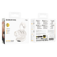 Бездротові навушники BOROFONE FQ6 Dream sound true wireless BT headset Milky White (Цвет Milky-White) - фото № 2