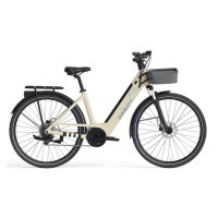 Електровелосипед OKAI EB10 Beige 28', 250(500)W, 14.4Ah, 100km, 25km\h, NFC, App, 29kg