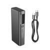 Зовнішній акумулятор HOCO Q17B Electric power bank(20000mAh) 130W space gray (Темно-серый)- № 7