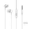 Навушники BOROFONE BM21 Graceful universal earphones with mic White (BM21W) - зображення 2