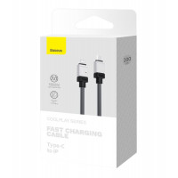 Кабель Baseus CoolPlay Series Fast Charging Cable Type-C to iP 20W 1m Black (Колір Черный) - фото № 7
