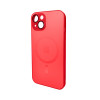 Чохол для смартфона AG Glass Matt Frame Color MagSafe Logo for Apple iPhone 14 Cola Red (AGMattFrameMGiP14Red)