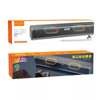 Портативна колонка HOCO BS49 Dazzling sound desktop wireless speaker Metal Gray (Колір Metal Gray) - фото № 4