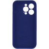 Чохол для смартфона Silicone Full Case AA Camera Protect for Apple iPhone 14 Pro Max 39,Navy Blue - изображение 2