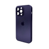 Чохол для смартфона AG Glass Matt Frame Color Logo for Apple iPhone 15 Pro Max Deep Purple (AGMattFrameiP15PMPurple)