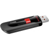 Флеш-накопичувач SanDisk USB 2.0 Cruzer Glide 256Gb Black/Red (Черный)- № 2