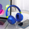 Бездротові навушники HOCO W43 Adventure BT headphones Blue (Синий)- № 3