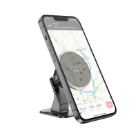 Автотримач для телефона BOROFONE BH63 Graceful magnetic Car holder Black Silver (Колір Черный) - фото № 4