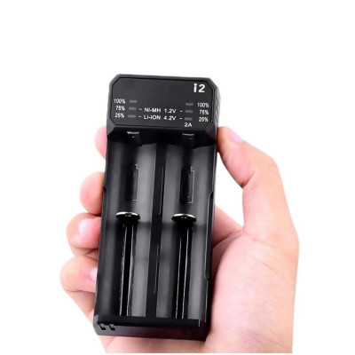 Зарядний пристрій ESSAGER Battery Charger with LED Indicator For 2 LED Black - изображение 5