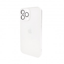 Чохол для смартфона AG Glass Matt Frame Color Logo for Apple iPhone 12 Pro Max Pearly White