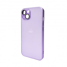 Чохол для смартфона AG Glass Matt Frame Color Logo for Apple iPhone 12 Light Purple