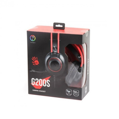 Навушники з мікрофоном A4Tech Bloody G200S Black/Red - изображение 5