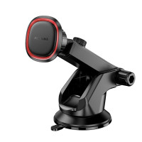 Автотримач для телефона BOROFONE BH125 Roman magnetic car holder (center console) Black and Red (Колір Black-Red) - фото № 4