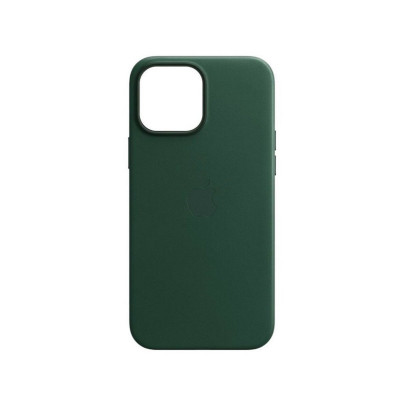Чохол для смартфона Leather AAA Full Magsafe IC for iPhone 15 Pro Max Fir Green - зображення 1