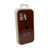 Чохол для смартфона Silicone Full Case AA Camera Protect for Apple iPhone 16 Pro Max 42,Saddle Brown (Saddle-Brown)- № 2