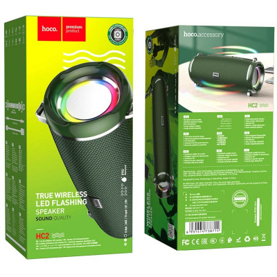 Портативна колонка HOCO HC2 Xpress sports BT speaker Dark Green - изображение 4