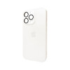 Чохол для смартфона AG Glass Matt Frame Color Logo for Apple iPhone 12 Pro Pearly White (AGMattFrameiP12PWhite)