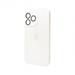 Чохол для смартфона AG Glass Matt Frame Color Logo for Apple iPhone 12 Pro Pearly White