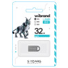 Флеш-накопичувач Wibrand USB 2.0 Lynx 32Gb Silver (Серый)- № 2