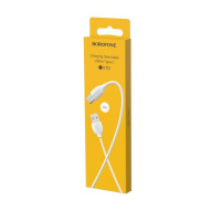 Кабель BOROFONE BX19 USB to Type-C 3A, 1m, PVC, TPE connectors, White (Цвет 7068) - фото № 3