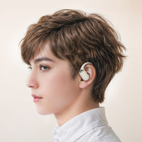 Бездротові навушники BOROFONE FQ6 Dream sound true wireless BT headset Milky White (Цвет Milky-White) - фото № 6