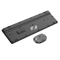 Клавіатура+миша HOCO GM17 Wireless business keyboard and mouse set(English Version) Black (Колір Black) - фото № 6