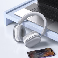 Бездротові навушники BOROFONE BO27 Rhyme BT headphones Silver (Цвет Silver) - фото № 3