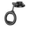 Автотримач для телефона HOCO H77 View folding magnetic ring car holder (center console) Black Metal Gray k57967 - № 1 Автотримач для телефона HOCO H77 View folding magnetic ring car holder (center console) Black Metal Gray (Black Metal Gray) Hoco - № 1