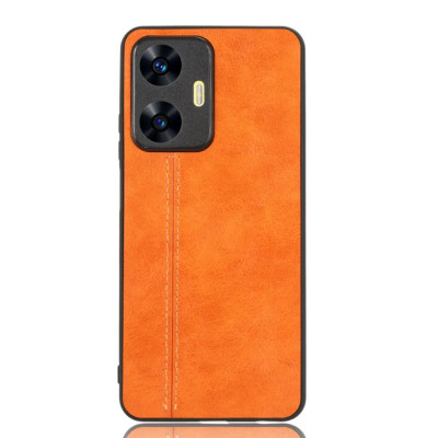 Чохол для смартфона Cosmiс Leather Case for Realme C55 Orange (CoLeathRealC55Orange) - изображение 1